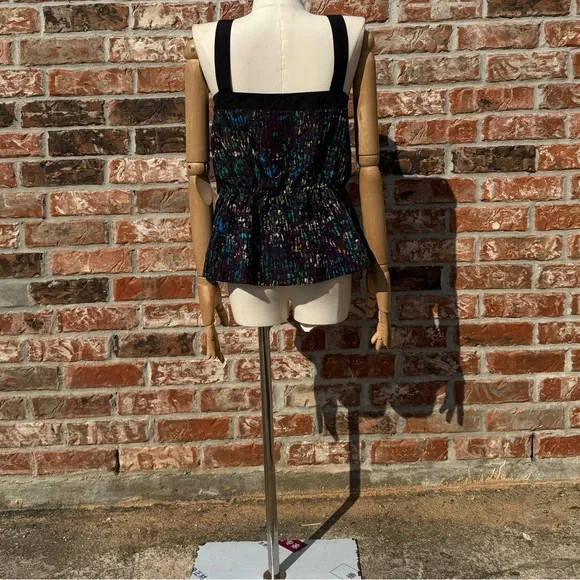 Derek Lam for DesignNation printed tank top with black trim / S / Excellent cond - Picture 12 of 17